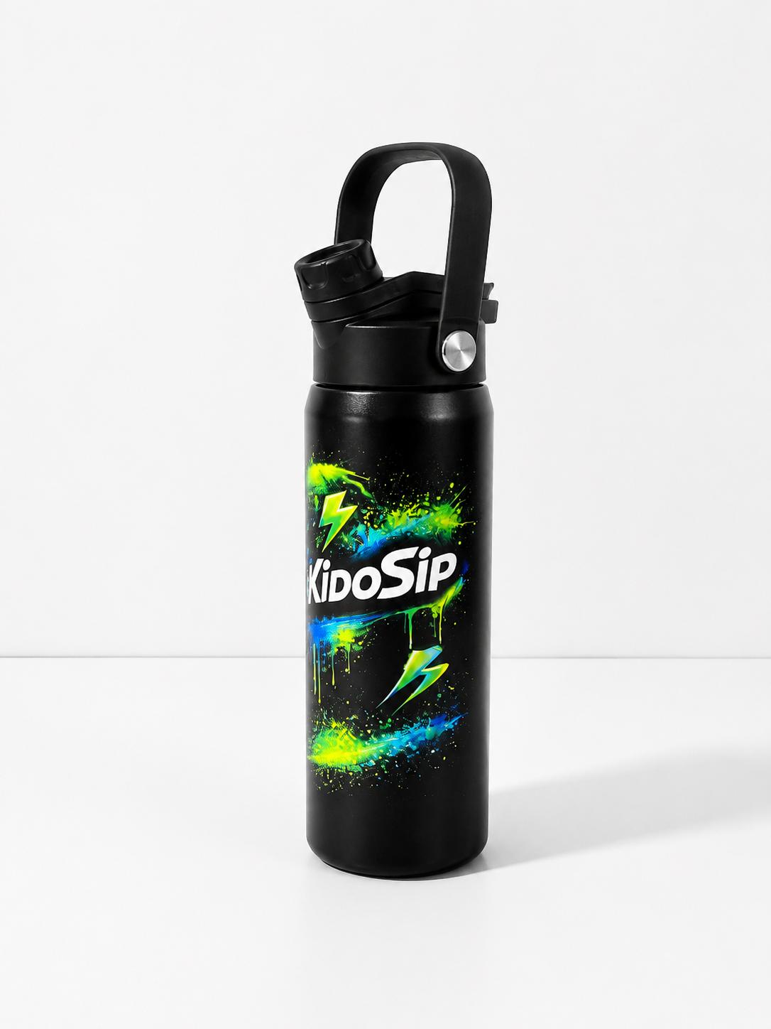 Cyber Lime | Pulse Series | KidoSip Insulated Water Bottle – Premium Stainless Steel