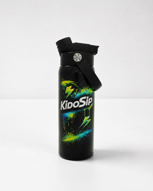 Cyber Lime | Pulse Series | KidoSip Insulated Water Bottle – Premium Stainless Steel