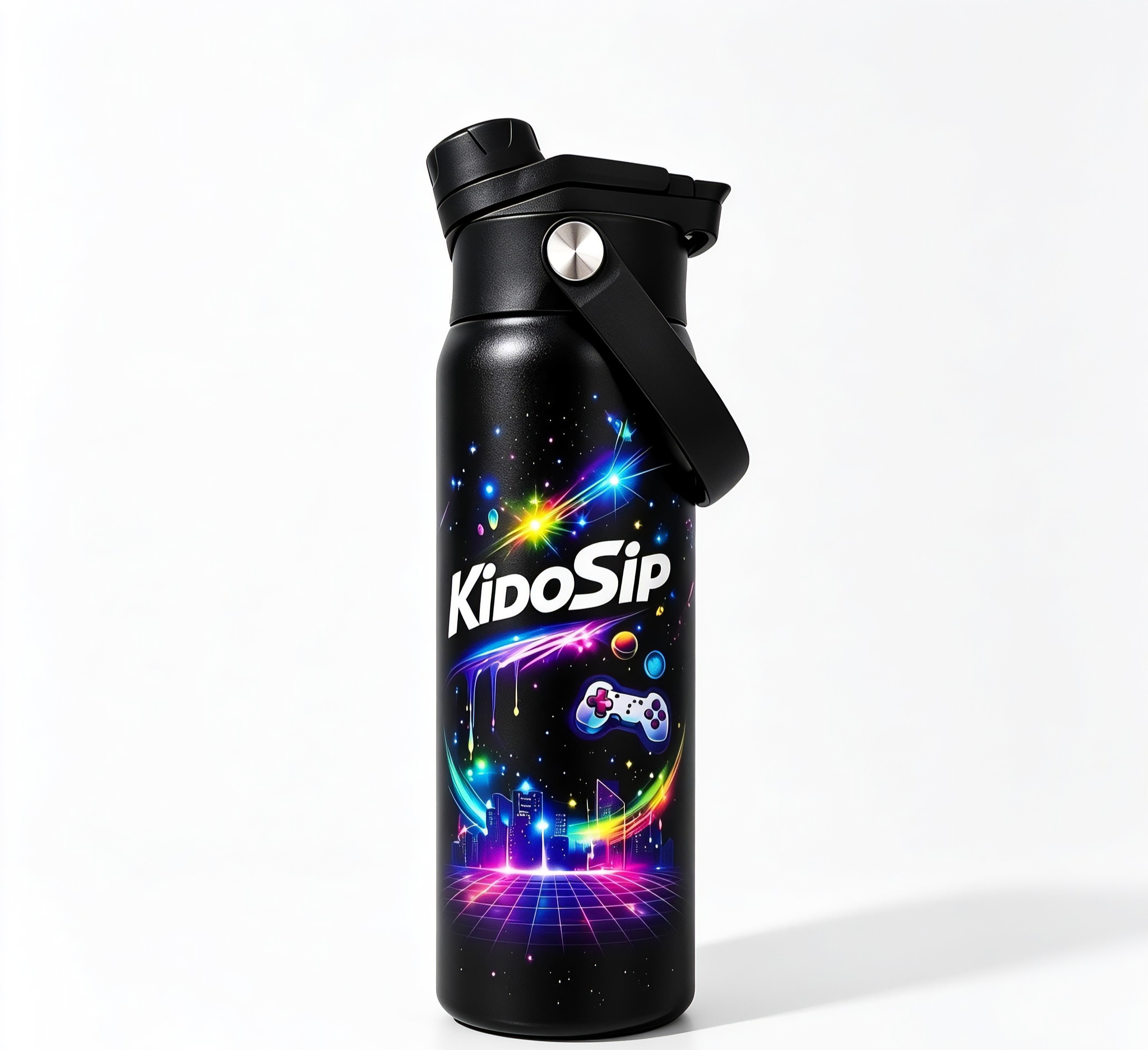 Gamer Pulse, Pulse Series, KidoSip Kids Stainless Steel Water Bottle Insulated Leak Proof water bottle,24oz