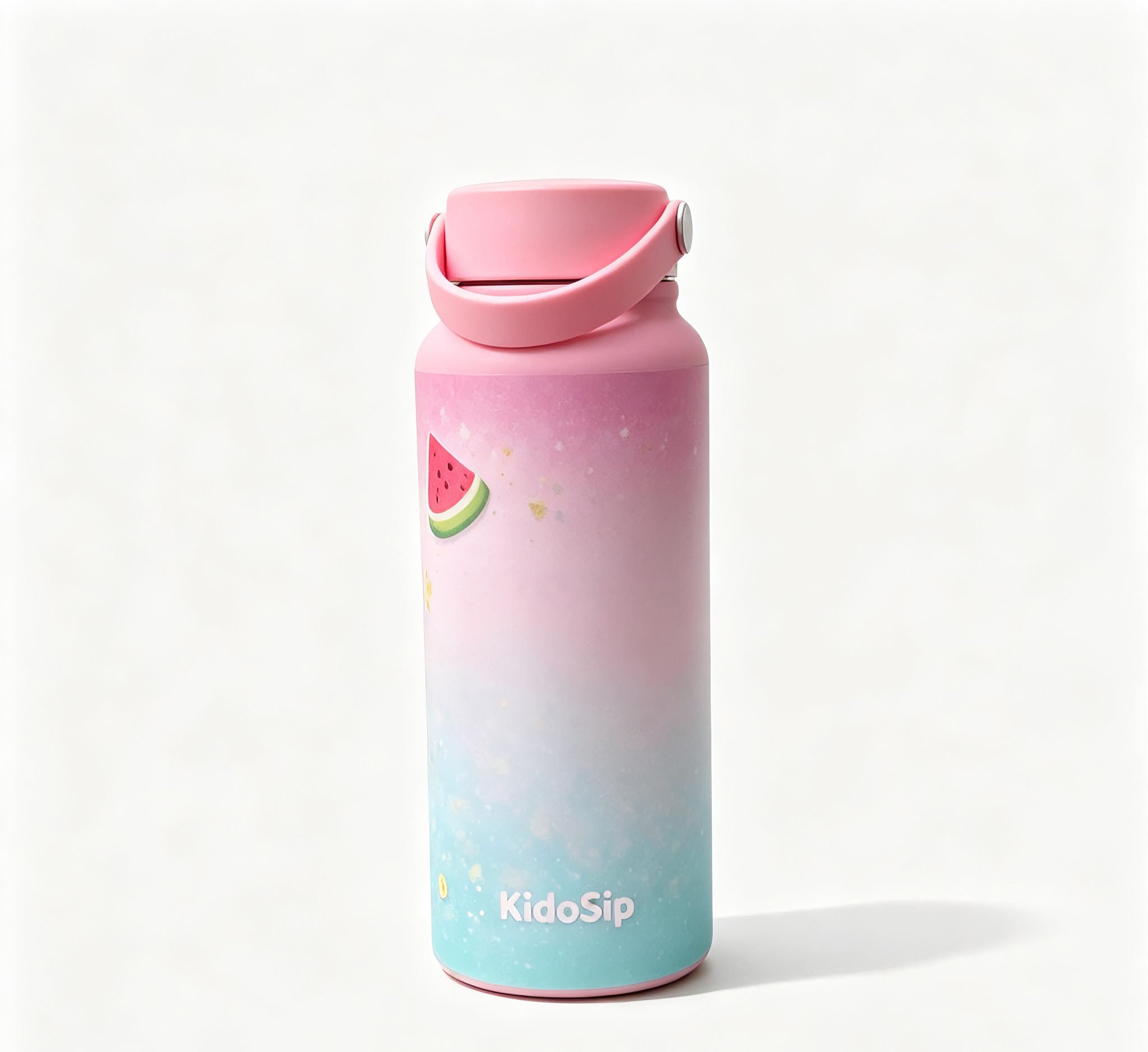 Watermelon Design, KidoSip Stainless Steel Water Bottle, Insulated Leak Proof Water Bottle
