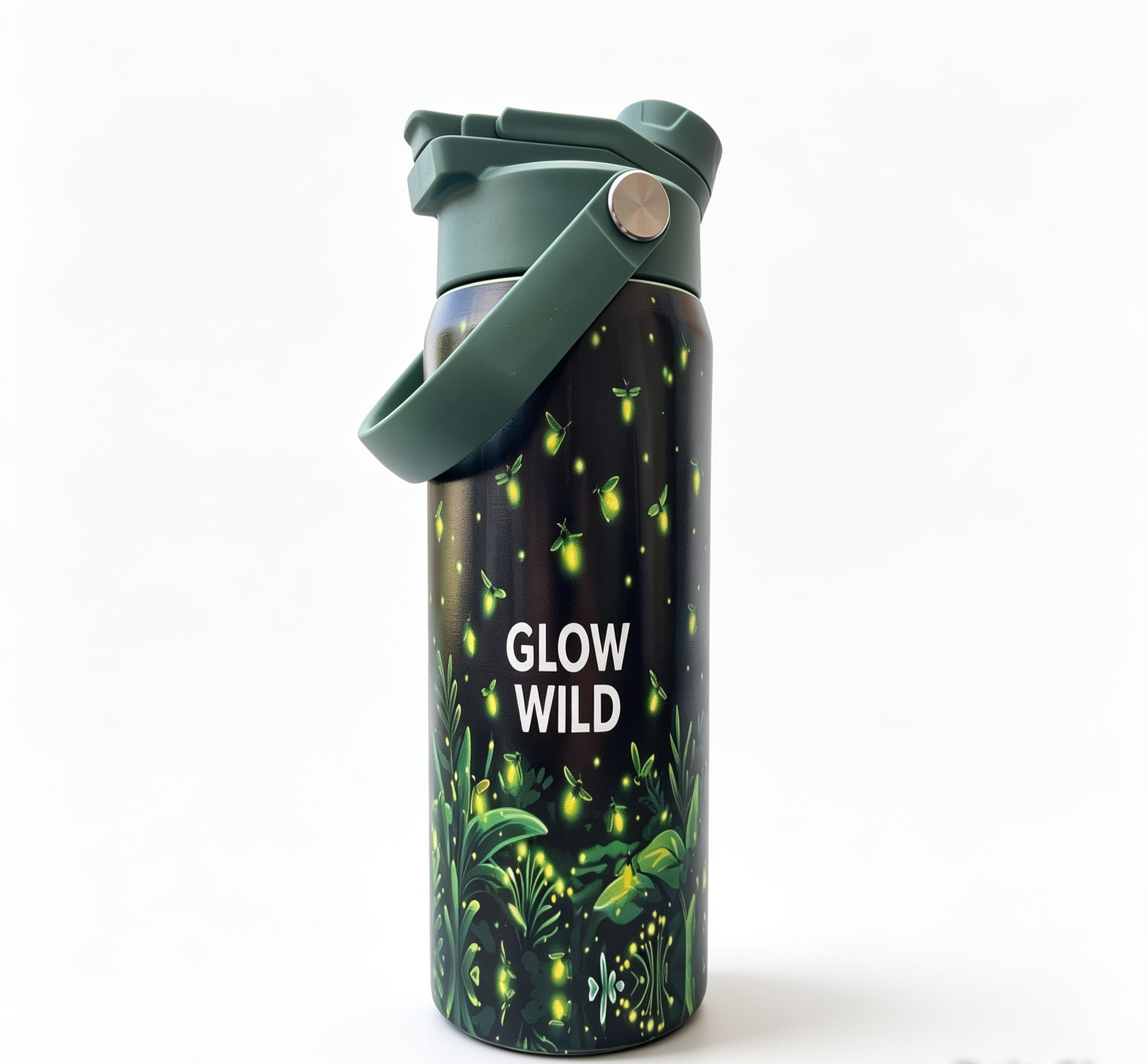 KidoSip Series 2 – Forest Glow Insulated Water Bottle | 24oz (700ml) | Leak‑Proof & BPA‑Free